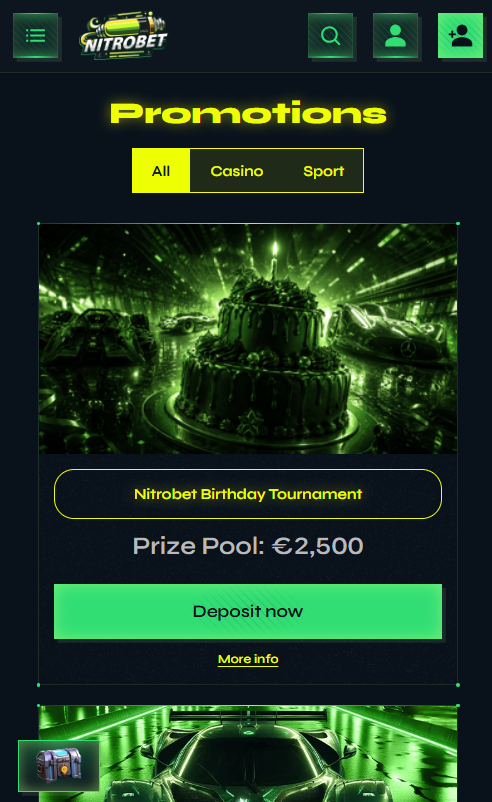 Nitrobet Casino mobile